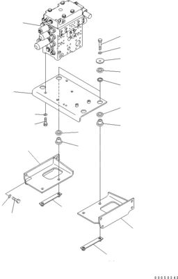723-44-13101 723-44-13100 709-12-14601 709-13-12501 Für Komatsu WA450-6 WA470-6 WA480-6 RADENLOADER Hydraulische Hauptsteuerventile Baumaschinen Teile Nachrüstungshandel Hochwertiges Original