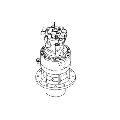 KRC10010 Schwinggerät ASSY / Schwinggetriebe / Schwing-Reduzierungsgetriebe FÜR FALL SH200-5 CX210C CX210B EXKAVATOREN-TEILEN