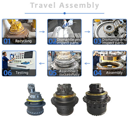 Genuine Hydraulic Motor 235-62-11700 (2356211700) For Komatsu GD825A-2 Motor Grader, Wheel Drive Hydraulic Motor Assembly